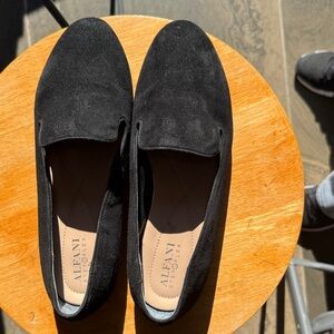 Alfani Men's Classic Black Suede Slip-Ons
